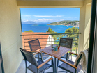 Balkon vom Apartment Nr. 2 mit atemberaubenden Blick zum Meer - Apartments Sonnenschein, Insel Korcula