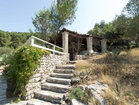 Stone house by the sea - steps leading to the charming vacation house