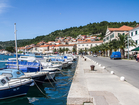 Charming little harbor in Korcula town