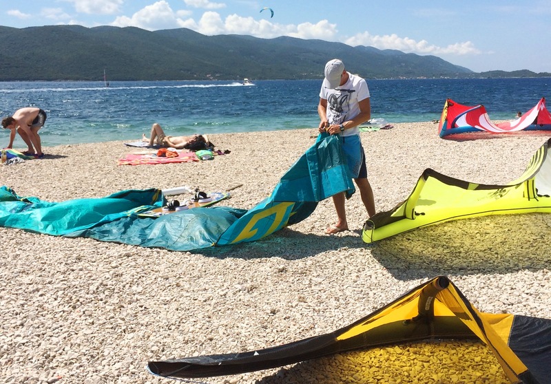 Kitesurfen in Viganj, Kroatien